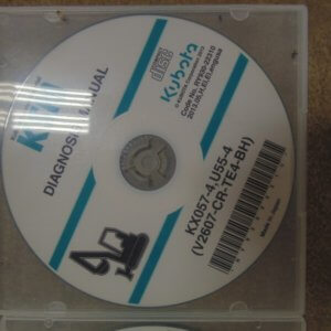 Kubota KX057-4, U55-4 (V2607-CR-TE4) Diagnosis Manual on CD