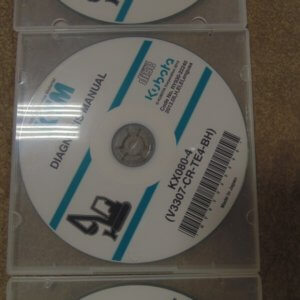 Kubota KX080-4 (V3307-CR-TEH-BH Diagnosis Manual on CD