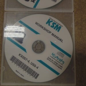 Kubota KX057-4, U55-4 Diagnosis Manual on CD