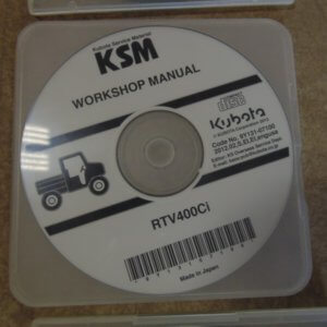 Kubota RTV400Ci Workshop Manual on CD