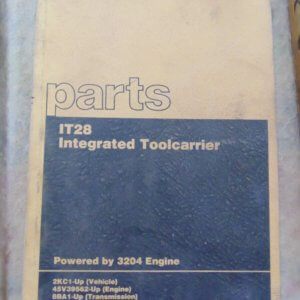 Caterpillar IT28 Integrated Toolcarrier Parts Manual 2KC1