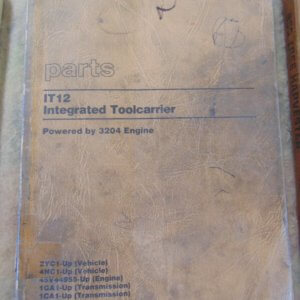 Caterpillar IT12 Integrated Toolcarrier Parts Manual 2YC1 4NC1
