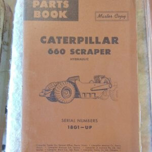 Caterpillar 660 Scraper Hydraulic Parts Manual 18G1