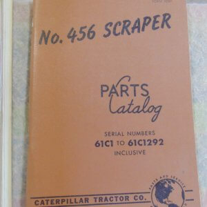 Caterpillar 456 Scraper Parts Manual 61C1 to 61C1292