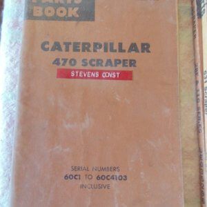 Caterpillar 470 Scraper Parts Manual 60C1 to 60C41303