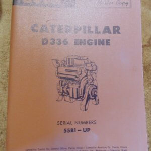Caterpillar D336 Engine Parts Manual 55B1