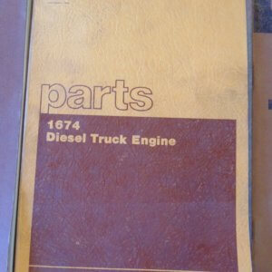 Caterpillar 1674 Diesel Truck Engine Parts Manual 94B1 to last built