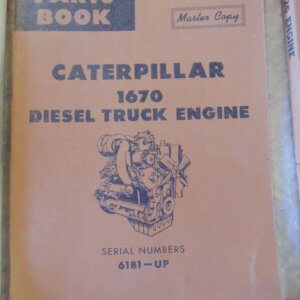 Caterpillar 1670 Diesel Truck Engine 61B1