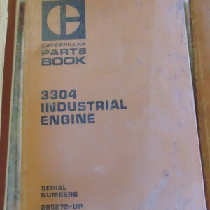 Caterpillar 3304 Industrial Engine Parts Manual 2B5272