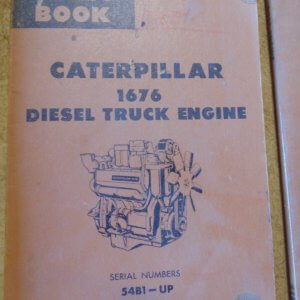 Caterpillar 1676 Diesel Truck Engine Parts Manual 54B1