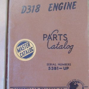 Caterpillar D318 Engine Parts Manual 53B1