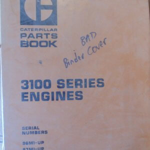 Caterpillar 3100 Series Engines Parts Manual 96M1 97M1 98M1