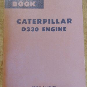 Caterpillar D330 Engine Parts Manual 98B1