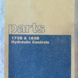 Caterpillar 173B 183B Hydraulic Controls Manual 59P1 60P1