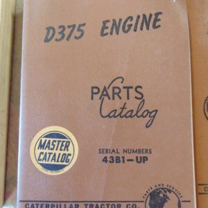 Caterpillar D375 Engine Parts Manual 43B1