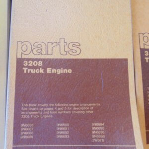 Caterpillar 3208 Truck Engine Parts Manual 51Z1