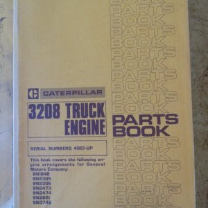 Caterpillar 3208 Truck Engine Parts Manual 40S1