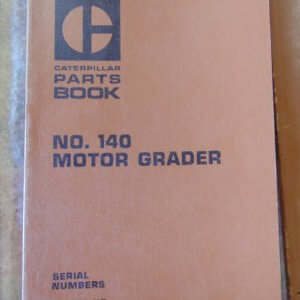 Caterpillar 140 Motor Grader Parts Manual 14U431