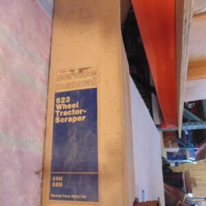 Caterpillar 623 Wheel Tractor Scraper Service Repair Manual 26U 52U