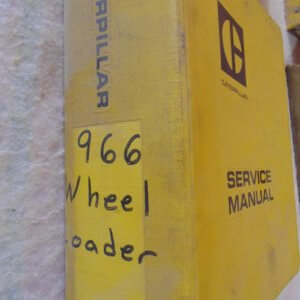 Caterpillar 966 Wheel Loader Service Manual