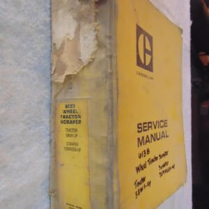 Caterpillar 613B Wheel Tractor Scraper Service Manual 38W 72M4268