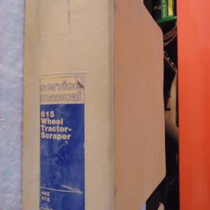 Caterpillar 615 Wheel Tractor Scraper Service Manual 46Z 47Z