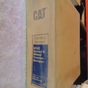 Caterpillar 613C Series II Wheel Tractor Scraper Service Manual 8LJ1 93X2780