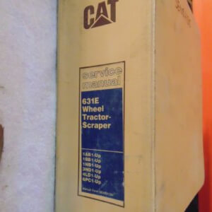 Caterpillar 631E Wheel Tractor Scraper Service Manual 1AB 1BB 1NB 3ND 4LD 6PC