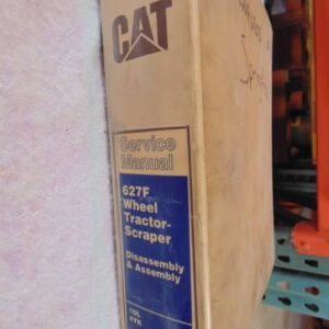 Caterpillar 627F Wheel Tractor Scraper Service Manual Disassembly Assembly 1DL 4YK