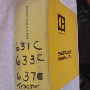 Caterpillar 631C 633C 637 Tractor Service Manual