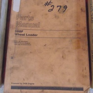 Caterpillar 988F Wheel Loader Parts Manual 8YG1