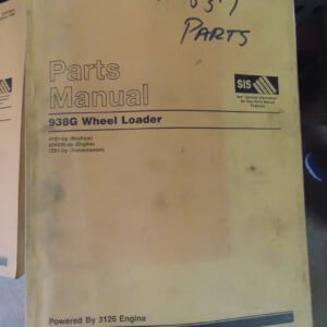 Caterpillar 938G Wheel Loader Parts Manual 4YS1