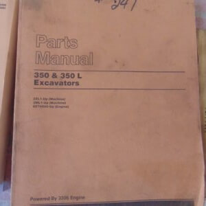 Caterpillar 350 350L Excavators Parts Manual 2ZL 3ML