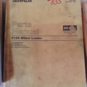 Caterpillar 972G Wheel Loader Parts Manual
