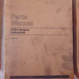 Caterpillar 3304 Engine Industrial Parts Manual 10E300