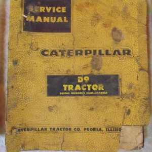 Caterpillar D9 Tractor Service Manual 66A1-66A3265