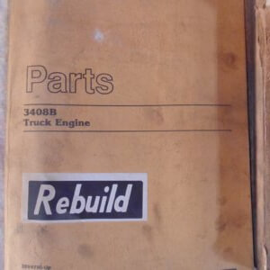 Caterpillar 3408B Truck Engine Parts Manual 28V4750