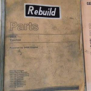 Caterpillar D8N Tractor Parts Manual 9TC
