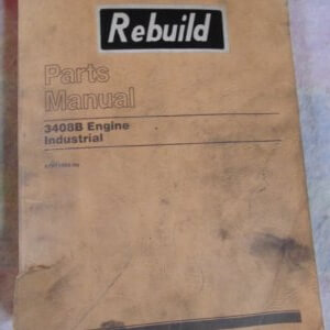 Caterpillar 3408B Engine Industrial Parts Manual 67U11092