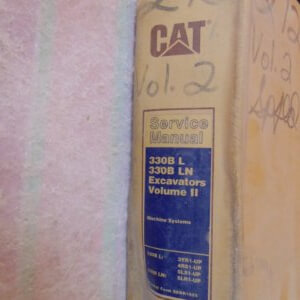 Caterpillar 330BL 330LN Excavators Service Repair Manual Machine Systems 3YR 4RS 5LS 5LR