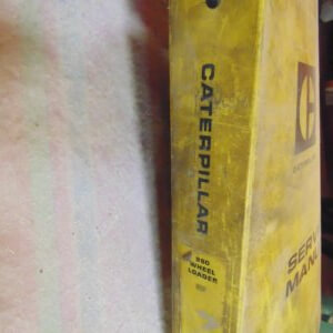 Caterpillar 980 Wheel Loader Service Manual 89P