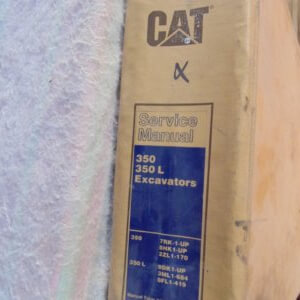 Caterpillar 350 350L Excavator Service Manual 1KK 8HK 2ZL 9DK 3ML 9FL