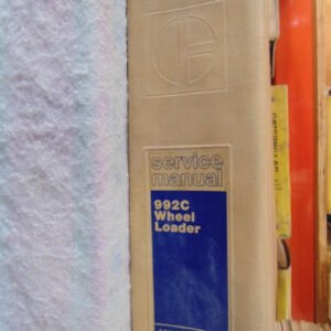 Caterpillar 992C Wheel Loader Service Manual 42X