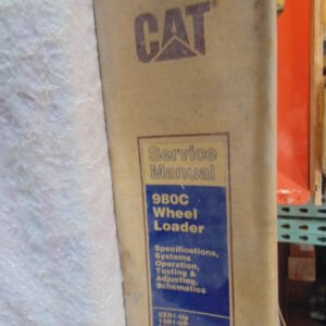 Caterpillar 980C Wheel Loader Service Manual Specs, Systems, Operation, Testing, Adjusting, Schematics 2XD1