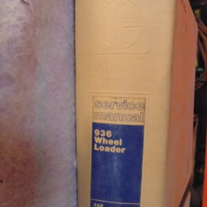 Caterpillar 936 Wheel Loader Service Manual 33Z 45Z 45B