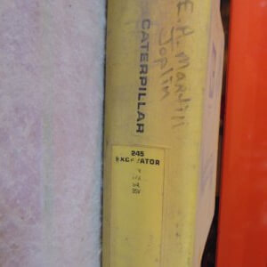 Caterpillar 245 Excavator Service Manual 82X 84X