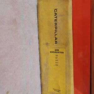 Caterpillar 235 Excavator Service Manual 32K 62X 64R 81X 83X