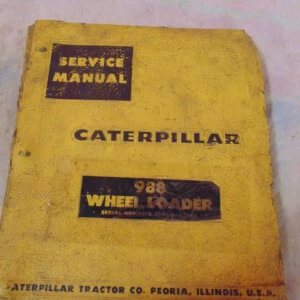 Caterpillar 988 Wheel Loader Service Manual 50W