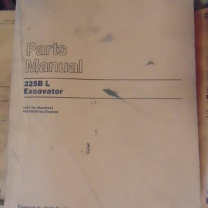 Caterpillar 325B L Excavator Parts Manual 2JR1