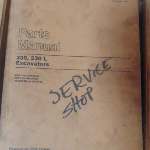 Caterpillar 330 330L Excavator Parts Manual 9WJ1 8FK1